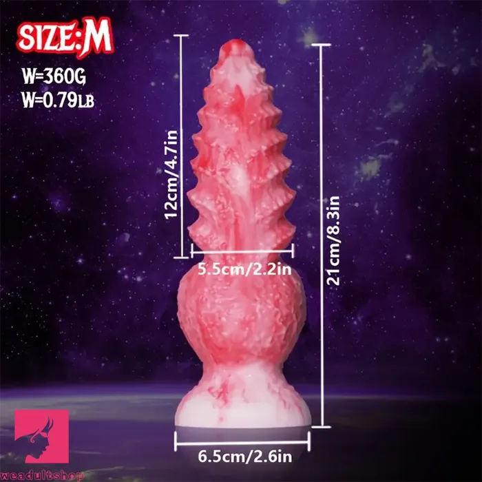 Dildos 6in 83in Wolf Monster Textured Silicone Soft Knot Dildo For Orgasm Weadultshop
