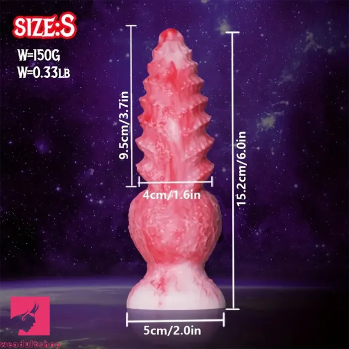 Dildos 6in 83in Wolf Monster Textured Silicone Soft Knot Dildo For Orgasm Weadultshop