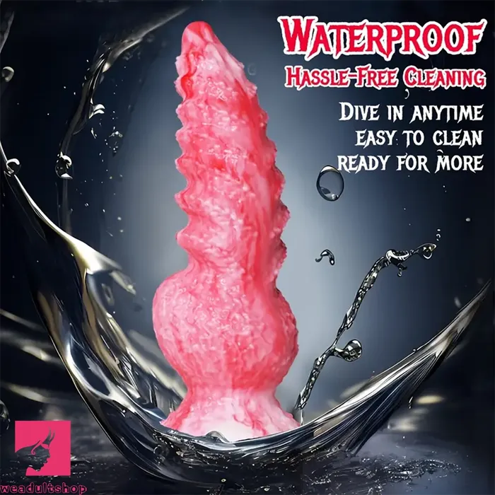 Dildos 6in 83in Wolf Monster Textured Silicone Soft Knot Dildo For Orgasm Weadultshop
