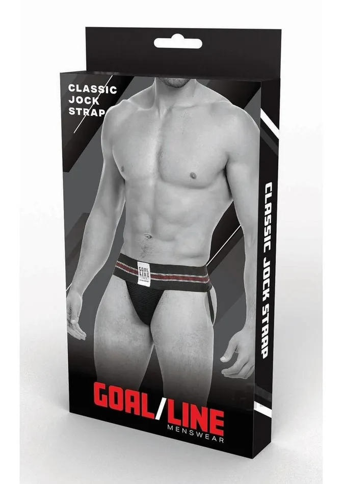 Fairvillacom Vibrators Goal Line Class Jockstrap Sm Blk