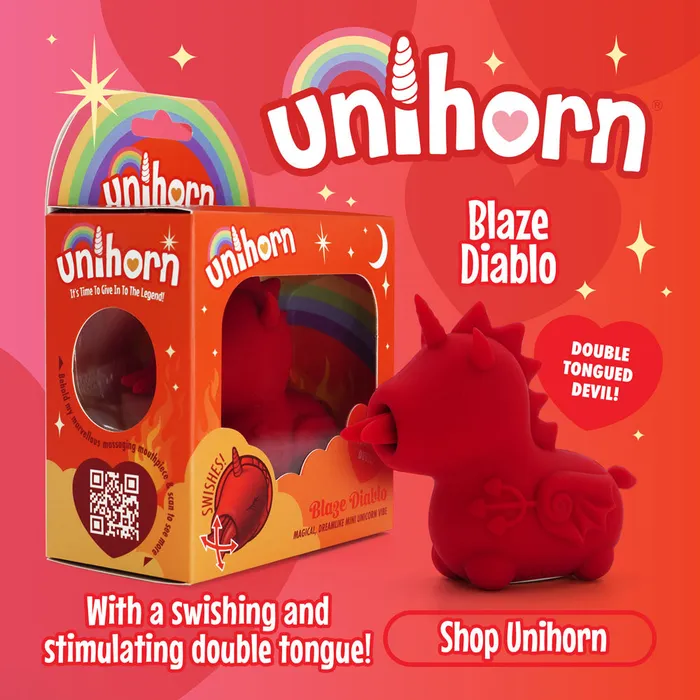 Female Sex Toys ShhhWndsr Unihorn Blaze Diablo USB Rechargeable Forked Tongue Flicking Stimulator Female Sex Toys ShhhWndsr Unihorn Blaze Diablo USB Rechargeable Forked Tongue Flicking Stimulator
