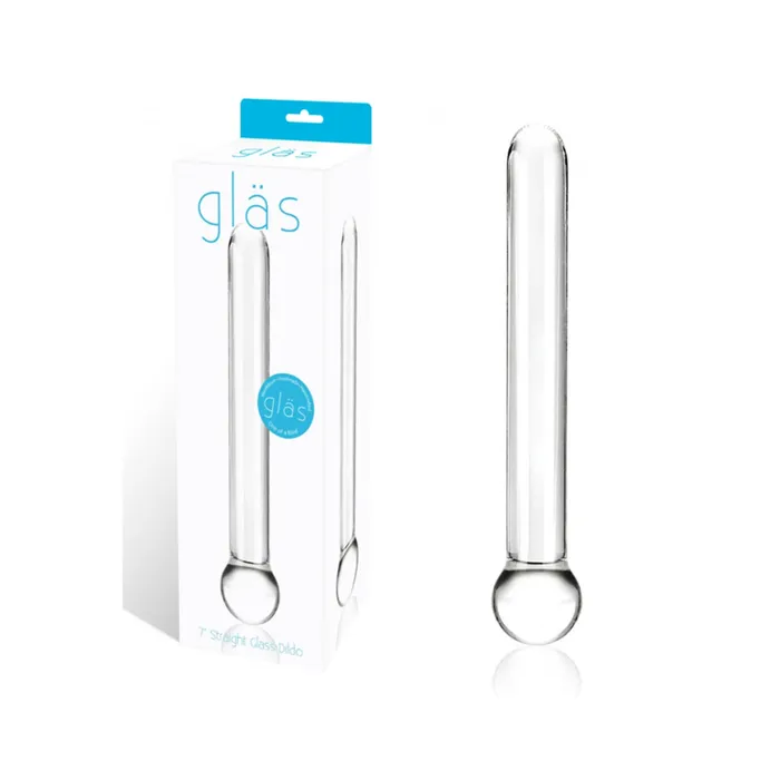 Glas 7 inches Straight Glass Dildo Clear Fairvillacom Dildos