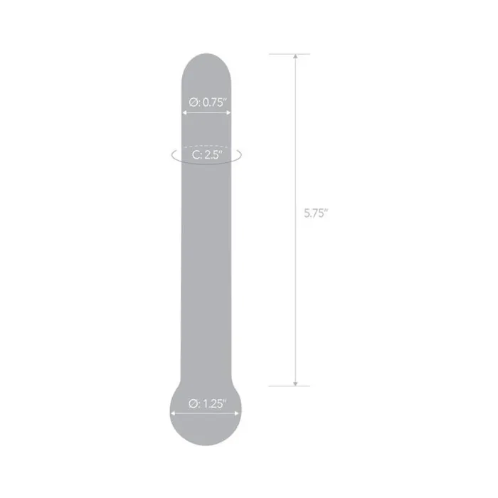 Glas 7 inches Straight Glass Dildo Clear Fairvillacom Dildos