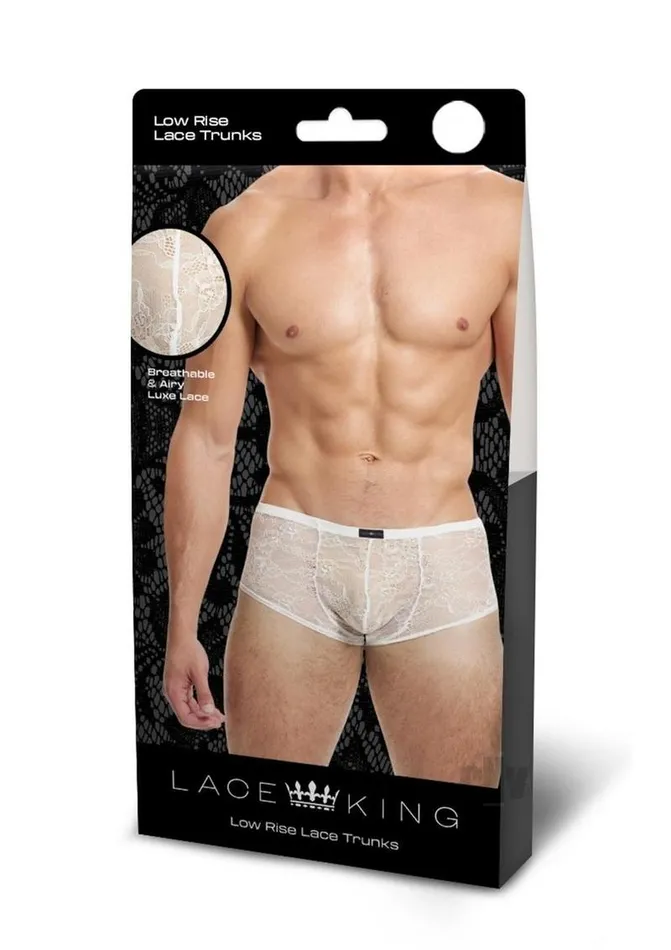 Lace King Lace Boxers Ml Wht Boyztown Marketing Vibrators