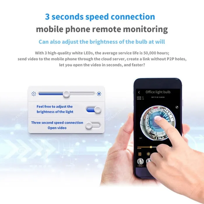 Vibrators Shhhep Concealed video CCTV video camera Wifi Fisheye lens phone monitoring