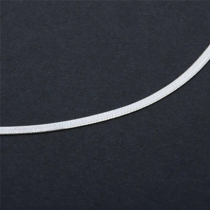 Vibrators Shhhep Necklace elegant luxury flat snakebone link choker Vibrators Shhhep Necklace elegant luxury flat snakebone link choker