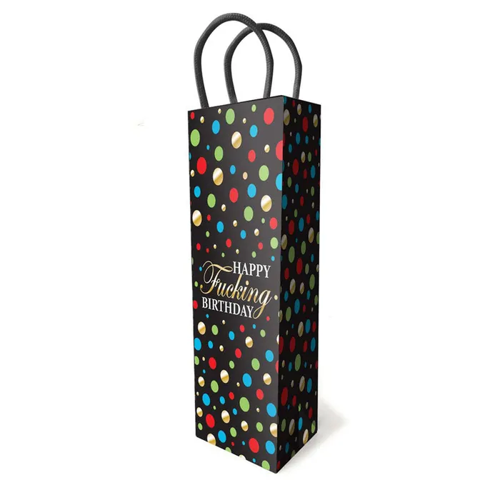 Vibrators ShhhWndsr Happy Fucking Birthday Gift Bag Novelty Gift Bag