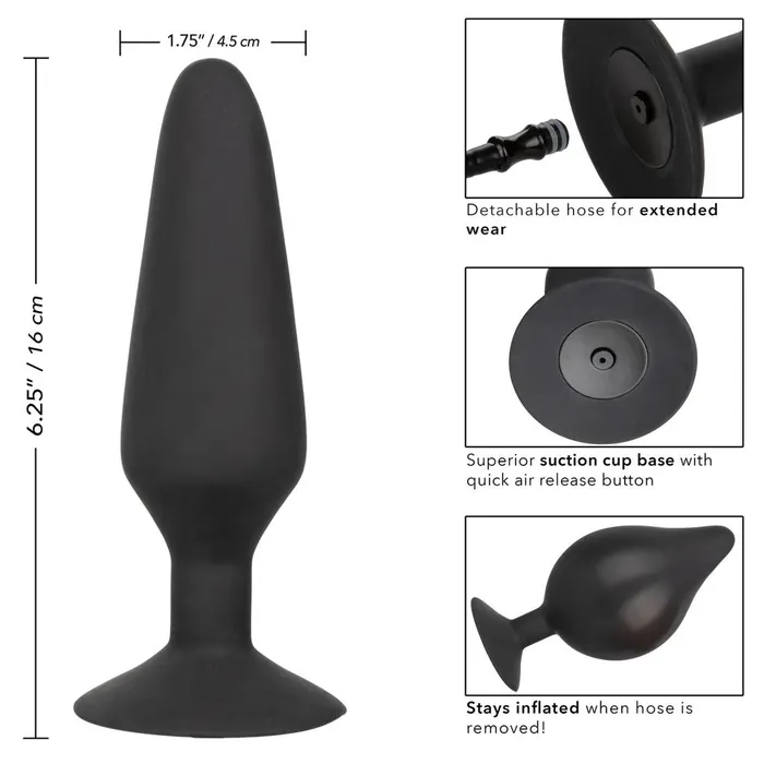 XL Silicone Inflatable Butt Plug California Exotic Anal